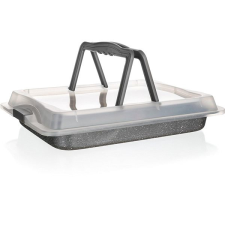 Banquet Tepsi tapadásmentes felülettel GRANITE 42x29x4.5cm, fedővel edény