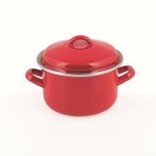  BANQUT Zománcos edény MILTON piros 16 cm, 2L 13705102 edény