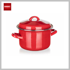  BANQUT Zománcos edény MILTON piros 16 cm, 2L 13705102 edény