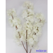  Barack ág 3 ágú 101cm - Törtfehér dekorációs kellék