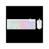 Baracuda BGC-011W ORCA-W gamer combo fehér billentyűzet (memb. ang.) + egér (BC BGC-011W)