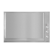 Barazza Beépített elektromos Teppanyaki főzőlap, , 80 cm, 2 zóna, rozsdamentes acél főzőlap
