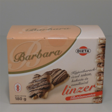 Barbara Barbara gluténmentes kajszis kakaós vaníliás linzer 150 g csokoládé és édesség