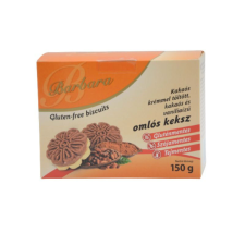 Barbara gluténmentes kakaókrémmel töltött omlós keksz 150 g csokoládé és édesség