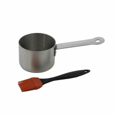 Barbecook BC-ACC-7211 rozsdamentes acél edény szilikon ecsettel kerti sütés és főzés