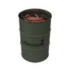 BARBECOOK BC-CHA-1022 Edson faszenes grillhordó, zöld, 47,5cm átmérő