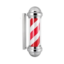 Barber Pole Red & White barberforgó 76cm üzletberendezés, dekoráció