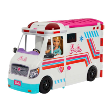 Barbie 2in1 Mentőautó és klinika 2023 játékbaba felszerelés