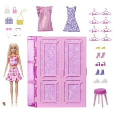 Barbie Álomgardrób pasztellszínekben babával barbie baba