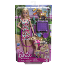 BARBIE BABA BARBIE LEHETSZ A KISKUTYÁKKAL baba