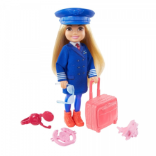 Barbie Chelsea karrierjáték babák - Pilóta barbie baba