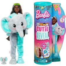 Barbie cutie reveal divatbaba dzsungel sorozat elefánt jelmez barbie baba