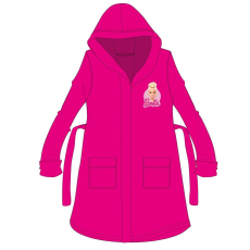  Barbie kapucnis pamut köntös gyerekeknek - pink - 146-152