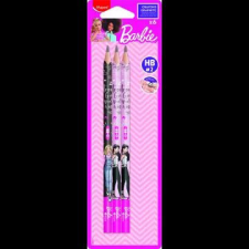 Barbie MAPED: Barbie mintás háromszögletű grafitceruza - HB, 6-db ceruza
