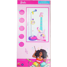 Barbie microfon gitár szett játékhangszer