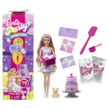  Barbie Party Reveal szett - Francia bulldog baba