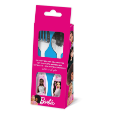 Barbie Stars fém evőeszköz készlet - 2 darabos babaétkészlet