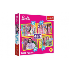 Barbie vidám világ 4 az 1-ben puzzle puzzle, kirakós