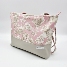 BarbieyDesign Harmony Női Válltáska (Mályva virágos) kézitáska és bőrönd