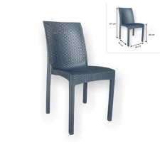  Barel Rattan Szék Antracit kerti bútor