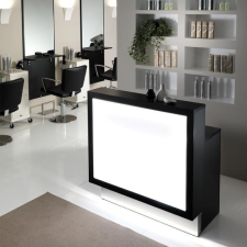 Barlux Consolle recepciós pult FEKETE szépségápolási bútor