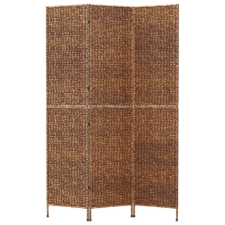 Barna 3 paneles vízijácint térelválasztó 122x180 cm bútor