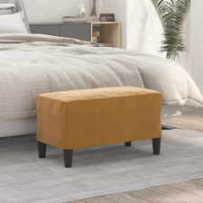  Barna bársony pad 70x35x41 cm bútor