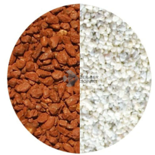  Barna-fehér mix akvárium aljzatkavics (3-5 mm) 5 kg akvárium dekoráció