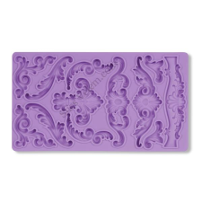  Barokk stílusú szilikon fondant formázó - Indás mintákhoz sütés és főzés