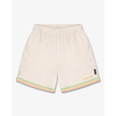 Baron Filou SS25 Shorts with Stripes - Pearl White