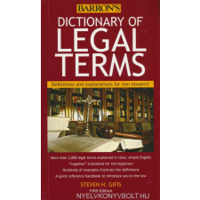 BARRON'S DICTIONARY OF LEGAL TERMS nyelvkönyv, szótár