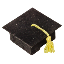 Bársony papírdoboz ballagási sapi M2,5x6cm dekorálható tárgy
