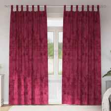  Bársonyfüggönyök függönyökkel 2 pcs bordó 225 x 140 cm Bársony lakástextília