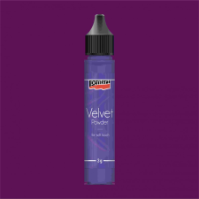 Bársonypor lila min. 3g / 30ml dekorációs kellék