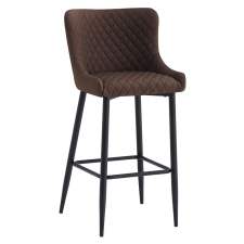  Bárszék, barna/fekete, CEZARIA bútor