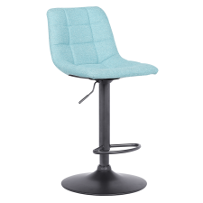  Bárszék, mentolos/fekete, LAHELA bútor