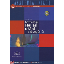 Barta Éva HALLÁS UTÁNI SZÖVEGÉRTÉS GAZDASÁGI ANGOL /KÖNYV+CD nyelvkönyv, szótár