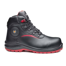 Base Be-Stone vágásbiztos munkavédelmi bakancs S3 CR HRO HI CI (fekete/piros, 48) munkavédelmi cipő