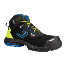 Base Boston S3S ESD munkavédelmi bakancs (fekete/zöld, 47)