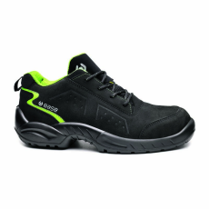 Base Chester munkavédelmi cipő S3 SRC (fekete/zöld, 37)