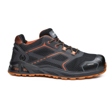 Base K-Step munkavédelmi cipő S1P HRO SRC (fekete/narancs, 44)