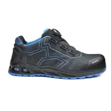 Base K-Trek gyorsbeállítós munkavédelmi cipő S1P HRO SRC (fekete/kék, 40)