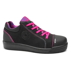 Base Margot S3 SRC női munkavédelmi félcipő (fekete/pink, 42)