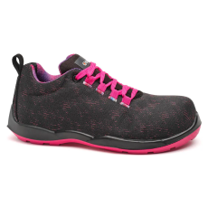 Base Violet S3 SRC női munkavédelmi félcipő (fekete/pink, 36)