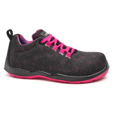 Base Violet S3 SRC női munkavédelmi félcipő (fekete/pink, 40)