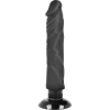 Basecock REALISTIC VIBRATOR 2-1 BLACK 20CM