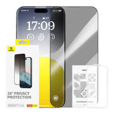 Baseus 054907 Baseus Diamond privacy edzett üvegfólia Apple iPhone 15 Pro mobiltelefon kellék