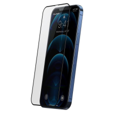 Baseus 2x Teljes képernyő 0,3 mm Anti Blue Light edzett üveg tempered glass kerettel iPhone 12 Pro Max (SGAPIPH67N-KQ01) (eset-barát) üvegfólia mobiltelefon kellék