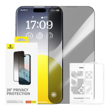 Baseus 54905 Baseus Diamond privacy edzett üvegfólia Apple iPhone 15 Pro Max mobiltelefon kellék