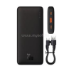 Baseus AIRPOW vésztöltő USB+Type-C aljzat (10000mAh, 20W, PD gyorstöltő 3.0, LED jelzés) FEKETE (PPQD090001)